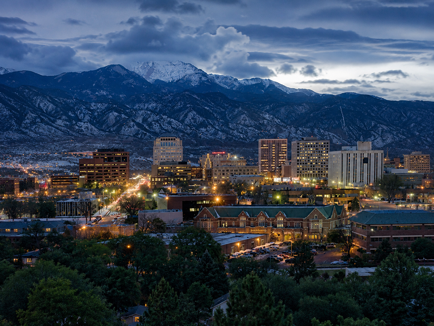 Colorado mountain range
